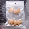 Palo de esponja para arte de uñas aplicador de polvo espejo mágico aurora palo desechable para sombra de ojos doble herramienta de belleza para sombra de nariz