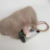 Bolso de Axila Nuevo de Imitación de Visón para Otoño e Invierno, Bolso de Felpa de Moda y Versátil, Bolso de Hombro, Bolso de Mano de Gama Alta, Bolso de Felpa