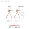 Aretes de Perlas de Plata Esterlina S925 Accesorios Estilo Japonés y Coreano DIY Aretes de Borla Material Gancho para la Oreja Aretes Soporte Vacío