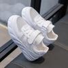 Sapatos Brancos Infantis para Meninos e Meninas, Novos Sapatos de Malha Respirável Ins Primavera e Verão, Sapatos de Desempenho Estudantil Versáteis com Sola Macia