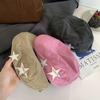 Gorra Retro de Estrellas al Estilo Americano para Mujer, Casual Británica, Sencilla, Combinable con Todo, Boina Pequeña, Sombrero de Pintor, Sombrero Newsboy