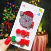 Adorno Navideño para la Cabeza Lindo Clip para el Cabello Navidad Hecho a Mano Flequillo Clip para Cabello Roto Celebrado en Internet Clip para el Cabello de Astas Femenino