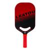 Raquete de Pickleball T700 com Quadro Prensado a Quente Sem Limites Fibra de Carbono Fosca Prensada a Quente Peça Única Raquete de Pickleball