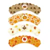 Decoraciones para pastel de fiesta de Acción de Gracias transfronterizas, bordes para pastel de postre, accesorios de decoración de otoño para Acción de Gracias