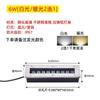 Lámpara subterránea de tira LED, lámpara empotrada para bañador de pared, para exteriores, impermeable, cuadrada, para suelo, paisaje, RGB, de acero inoxidable, lámpara de ladrillo