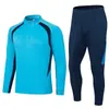 2421 Traje de Treinamento de Futebol com Placa Leve Estampa Terno Adulto Traje de Futebol com Placa Leve Traje de Competição Esportiva Traje de Treinamento com Meio Zíper