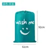 Bolsa de Lavandería de Almacenamiento Transfronterizo Impermeable Tela Oxford Portátil Bolsa de Almacenamiento de Viaje Cierre de Cordón para Mudanzas Bolsa para Ropa Sucia Exterior