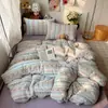 Conjunto de três peças para dormitório estudantil 100% algodão, lençol e fronha de algodão puro, lençol de elástico para beliche escolar, atacado de roupa de cama para cama de solteiro
