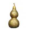 Adorno de Calabaza de Latón Gu Yunzhai Calabaza Hueca con Parte Superior Abierta de Ocho Trigramas con Tapa Abierta Hecha de Cobre