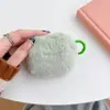 Adecuado para Funda Protectora de Auriculares AirPods 4 Cáscara Suave de Lana Tpu Apple 1ª/2ª/3ª Generación Color Puro Pro Bluetooth Inalámbrico