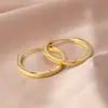 Pendientes de Aro con Aguja de Plata S925 Hebilla de Oreja para Mujer 2025 Nuevo Sentido Avanzado Aro de Oreja Pendientes Circulares Sentido de Diseño Nicho
