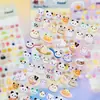 Pegatinas de Diario YTHB Pegatinas de Animales de Espuma de Dibujos Animados 3D para Decorar Diarios, Pegatinas Navideñas de Gato para Niños