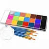 Popular pintura facial de 20 colores, pintura corporal, pintura facial para niños, maquillaje de Halloween y Pascua