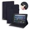 Comercio Exterior Adecuado para Amazon Fire Max 11 Patrón de Ternera Mate en Relieve Tarjetero Funda Protectora para Hombres y Mujeres