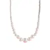 OT Koushi Jia Collar de Perlas de Vidrio Imitación para Mujer 2024 Nuevo Cadena de Clavícula de Lujo Ligero Cadena de Cuello Versátil