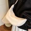 Bolsa Feminina Design Nicho Bolinho 2025 Novo Estilo Coreano Simples Versátil Bolsa de Ombro Único Sobrancelha Moda Bolsa Transversal para o Dia a Dia