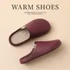 Pantuflas de Algodón Birkenstock para Mujer Otoño/Invierno 2026 Nuevo Estilo Ropa de Exterior Felpa Cálida Impermeable Pareja Hogar Antideslizante Pantuflas de Algodón