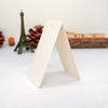 Etiqueta de ropa en blanco blanco universal, molde de cuchillo para etiqueta, etiqueta de punto redondeado 350g cartón de doble cara DIY Papel de cobre
