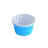 50 Copos Revestidos com Borda Enrolada para Air Fryer Espessados Descartáveis para Assar Bolo à Prova de Óleo e Resistentes a Altas Temperaturas Copos para Muffin Roll
