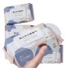 Fabricantes 80 série lenços umedecidos embalagem grande bebê mão boca especial bunda molhada lenço de papel infantil limpeza infantil papel de seda molhado