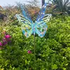 Ornamento Pingente Borboleta Paisagem 3D para Exterior PVC Iridescente a Laser Adereços para Decoração de Fundo de Foto de Celebridade da Internet
