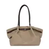 Bolsa Tote Grande Capacidade Feminina 2026 Primavera Nova Estilo Preguiçoso para o Trabalho Fosca Alta Qualidade Sob o Braço Ombro Bolsa Bolinho