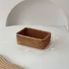 Caja de Almacenamiento de Escritorio de Ratán Estilo Japonés Bandeja Organizadora Rectangular para Cosméticos Cesta de Almacenamiento para Artículos Varios Estilo Ins Bandeja de Almacenamiento