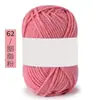 Etiqueta Blanca Exportación Especial Transfronteriza Hilo de Algodón Leche de 4 Hebras Lana Bola de Lana de Grosor Medio Tejer Muñeca Crochet Hilo