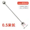 Venta Directa de Fábrica Cuerda de Seguridad de Bolas Doble Cabeza Colgador para Tienda de Ropa Cordón para Lámpara Cordón de Seguridad Hebilla de Código Colgante de Bolas
