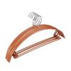 Cabide para Guarda-Roupa, Varal Dupla Face Plástico Revestido Semicircular, Cabide para Calças, Cabide de Metal Reforçado Antiderrapante Não Marca Suéter