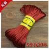 Alta calidad No. 5 hilos coreanos 20m DIY alambre hecho a mano nudo chino cuerda trenzada hilo de poliéster fabricantes venta al por mayor