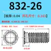 Tornillos Remachables de Acero Inoxidable Británico de Cabeza Plana Clavos Remachables de Cabeza Redonda para Chasis Fhs-256/440/632/832/024
