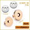 En stock Mayoreo Hebilla Magnética para Bolso de 1.8 cm Hebilla Magnética para Cartera de 14 mm Hebilla Redonda sin Costura Botón para Bolso de Lona