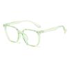 Nuevo armazón de gafas para miopía transfronterizo para hombre y mujer, espejo plano anti-luz azul, moda, ultraligero, armazón negro, gafas de comercio exterior al por mayor