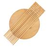 Hashis de flor carbonizada 24cm 20 pares 10 pares hashis de hotel restaurante restaurante de macarrão cabaça conjunto de talheres hashis de bambu