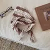¡Mantente Caliente con un Toque de Sofisticación! Bufanda Suave de Cuadros Retro Melard para Mujer, Bufanda Triangular de Alto Gama para Otoño e Invierno, Accesorio Decorativo