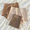 Ropa interior tipo boxer de algodón para mujer, de algodón puro, cintura media-alta, sin costuras, 100% algodón, entrepierna antibacteriana, transpirables, tipo boxer para mujer
