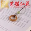 Sándalo Verde Sándalo Morado Lanyard para Teléfono con Madera Llavero Creativo Hebilla de Anillo para Dedo Colgante para Funda de Teléfono Estilo Antiguo Regalo para Hombres Mujeres Pareja
