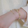 Pulsera de Campana del Palacio del Anillo de un Paso y Pulsera de Campana de Jade Celestial Diseño de Nicho Femenino Pulsera de Campana Pulsera de Cuentas de Transferencia Mayoreo