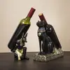 [Personalizado] Cruzamento de Fronteiras Egípcio Anúbis Deus Cão Melhor Deus Gato Ornamentos Casa Armário de Vinho Artesanato de Resina
