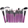 Bangfei 25 set de brochas de maquillaje brocha para sombra de ojos brocha para base brocha para corrector brocha para mascarilla pintura suelta herramientas de belleza