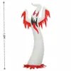 Modelo Inflável de Halloween Fantasma Branco de Olhos Vermelhos Ornamento Inflável Adereços para Festa ao Ar Livre Modelo de Decoração Inflável para Quintal