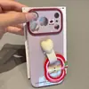Funda de teléfono temática de frutas de verano para Apple 18 Pro Max, iPhone 17/16, con diseño de ventana grande, adecuada para niñas