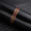 Pulsera Abierta Transfronteriza Europea y Americana para Hombre Imán Pulsera de Plata Antigua Pulsera con Talla de Tótem Árbol de la Vida Retro Estilo Étnico