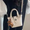 Bolsa de Mão com Padrão Lichia para Legumes Pequena Bolsa de Mão para Mulheres 2026 Nova Moda Bolsa Saco de Couro Macio Bolsa Transversal Simples de Primavera