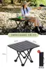 Mesa plegable ultra ligera de aleación de aluminio para exteriores, almacenamiento, camping, picnic, mesa portátil para barbacoa, mesa de ocio para pesca en autocaravana