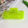 Amazon Nuevo Estilo Clip para el Cabello Redondo Transparente con Arco Clip de Garra de Alta Gama Clip de Tiburón para la Parte Trasera de la Cabeza Clip para Moño Accesorios para el Cabello