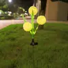 Luces Solares LED, Luces de Bola de Cebolla, Luces de Diente de León para el Suelo, Plantas Verdes Reales para Decoración de Patio, Jardín, Balcón, Luces para Césped, Ahorro de Energía