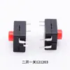Interruptor de Linterna Venta Directa del Fabricante Botón Kan13 Perilla de Encendido-Apagado Uno a Uno Dos Encendidos Interruptor de Perilla Impermeable 12*12
