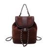 Mochila simple bolso de mujer 2023 nuevo bolso esmerilado personalizado bolso pequeño para el día a día con cierre de cadena bolso de mujer